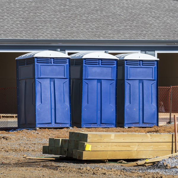 how often are the portable toilets cleaned and serviced during a rental period in Steen Minnesota